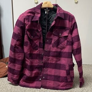 Duluth Women Plaid Jacket - Purple